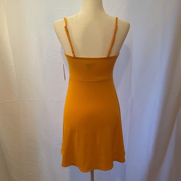 Wild Fable Mini Skater Dress Size S Gold - Picture 4 of 10